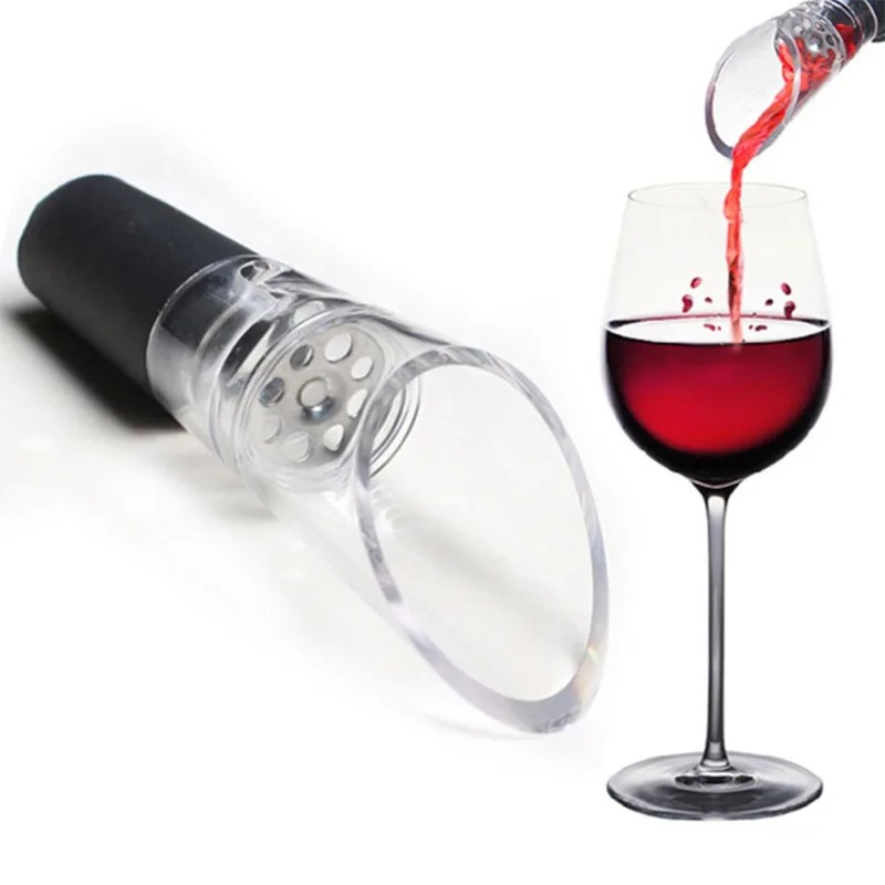 Wine Aerator Pour - ワインデカンター、ボトルストッパー、エアエアレーションサーラー、注ぎ口、エアエアレーター、バーアクセサリー