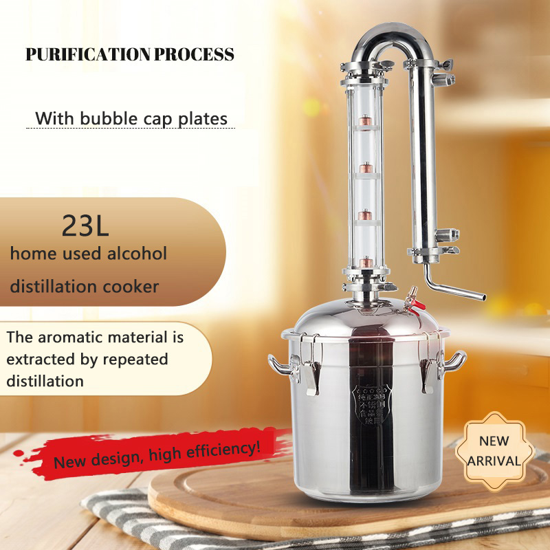 Wine Beer Distillation - ワインビール蒸留発酵ポットウイスキー蒸留器22L電気蒸留器アルコール製造装置ブランデー蒸留機