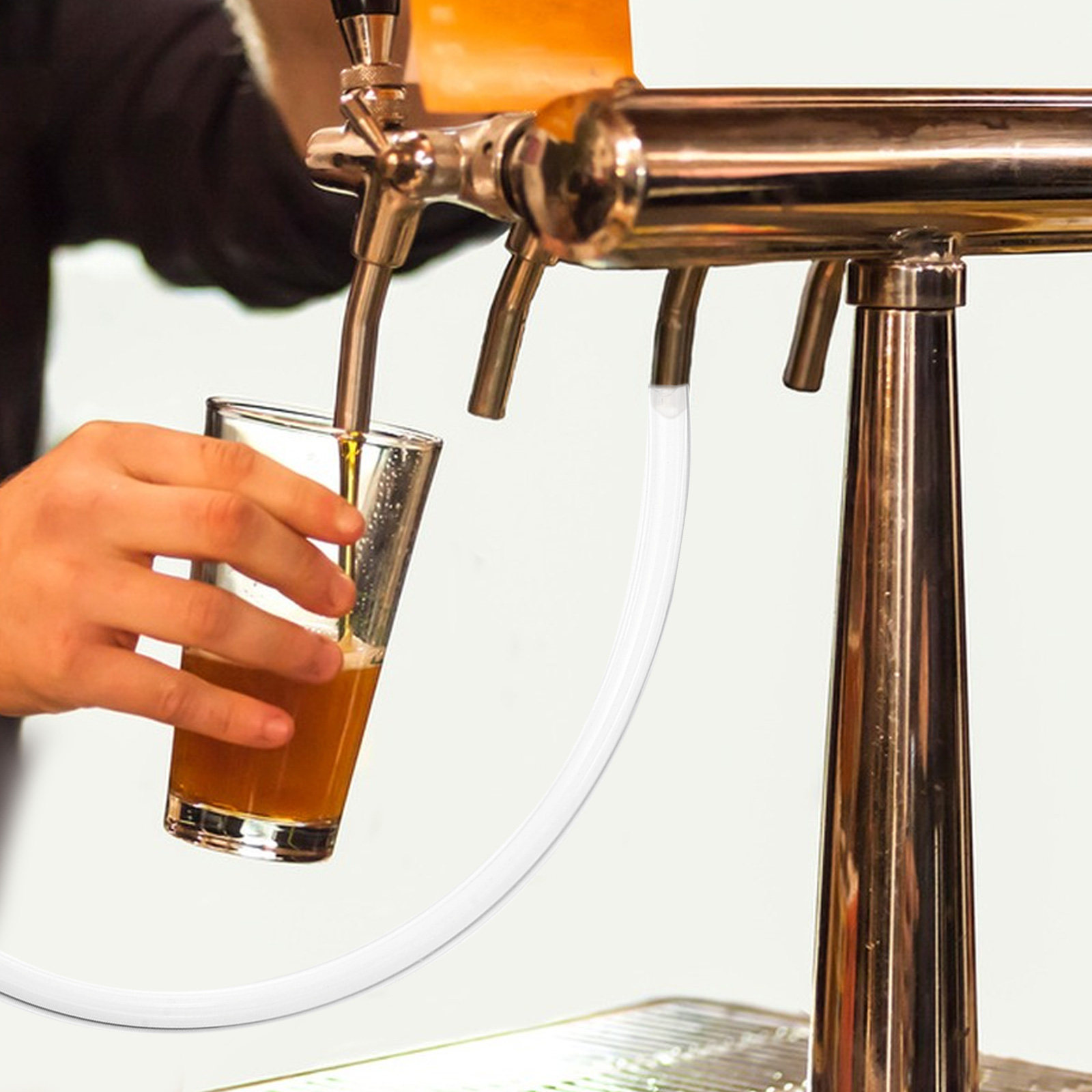 Wine Draft Beer - 透明で柔軟なドラフトビールラインチューブ、ワイン醸造飲料ライン用交換用ディスペンシングライン
