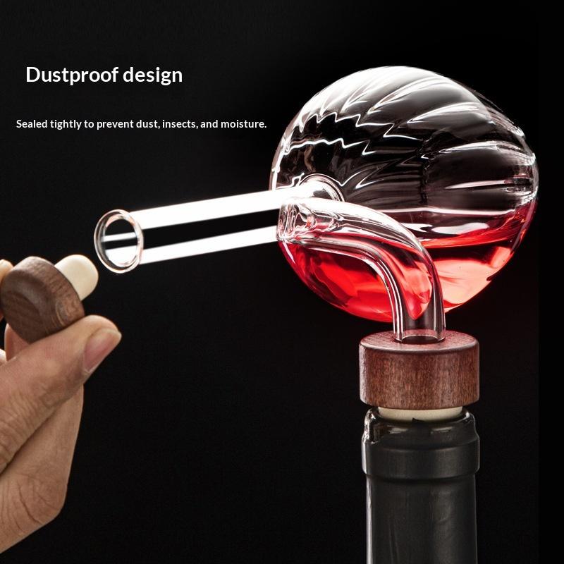 赤ワインエアレーター 透明ボトルポアラー 2種類の形状で簡単 - Wine Aerator Pour のレビューと価格