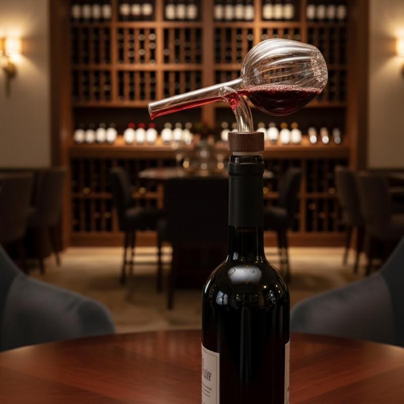 赤ワインエアレーター 透明ボトルポアラー 2種類の形状で簡単 - Wine Aerator Pour のレビューと価格