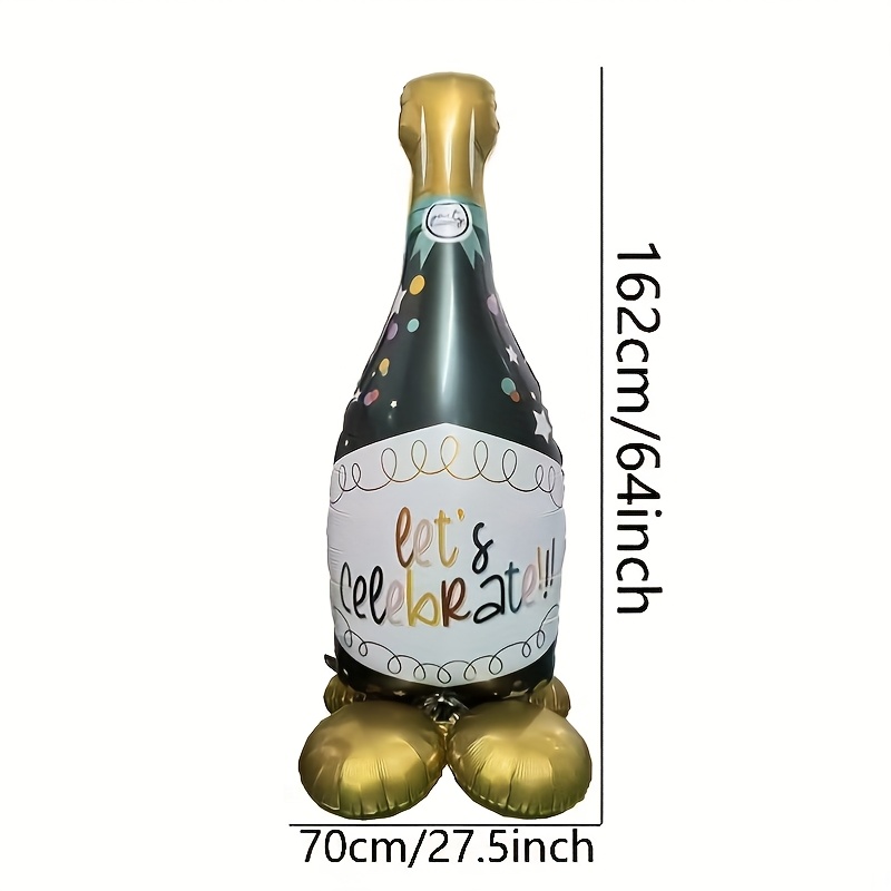 64インチの自立式ワインボトルバルーン、ビール祭り、誕生日パ - Beer And Wine Festival のレビューと価格