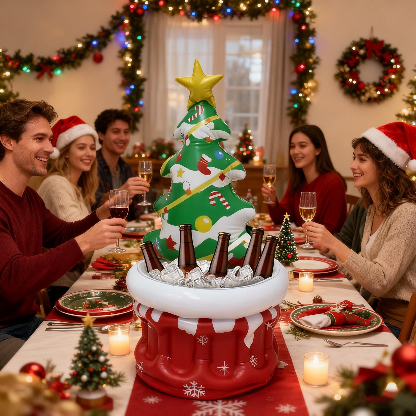 インフレータブルクーラー クリスマスツリー型 アイスバケツ  - Beer And Wine Festival のレビューと価格