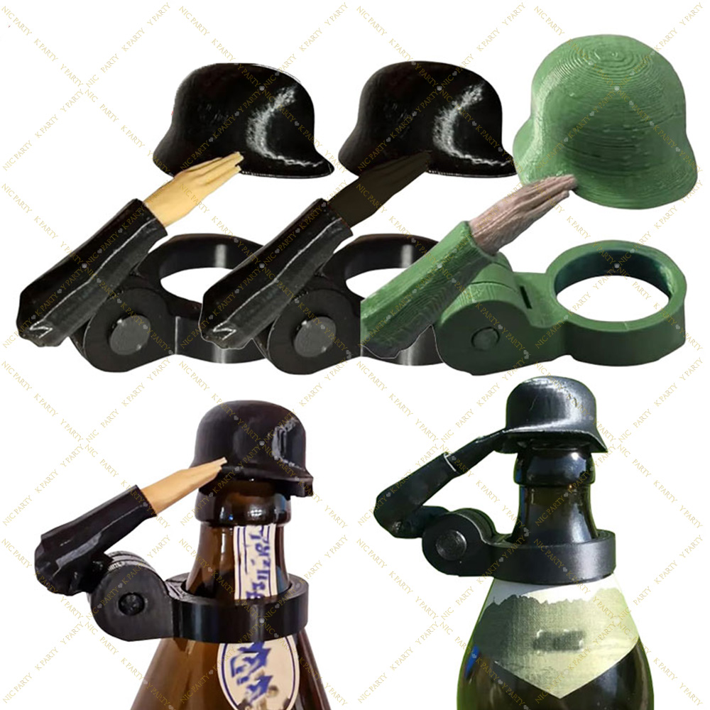 面白いビール瓶ヘルメット、クリエイティブなワイン兵士敬礼防塵 - Wine Beer Hat のレビューと価格
