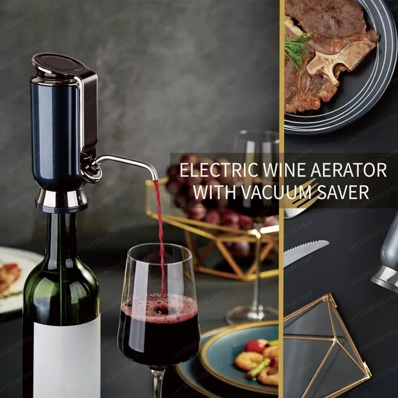 LEDスクリーン付き自動電動酒類ディスペンサー、定量注ぎ＆真 - Wine Aerator Pour のレビューと価格