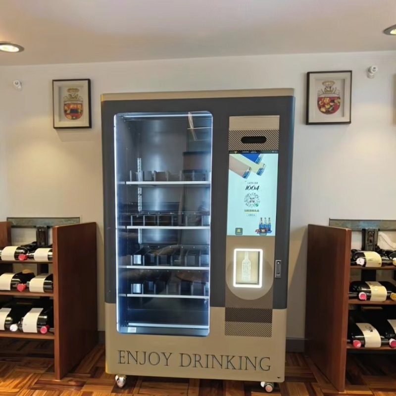 スマート年齢確認リフトシステム搭載冷蔵庫自動販売機、ビール・ - Wine Beer Refrigerator のレビューと価格