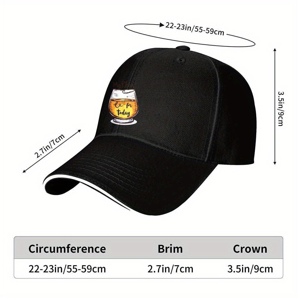 My Plans ビールベースボールキャップ、面白い飲酒引用 - Wine Beer Hat のレビューと価格