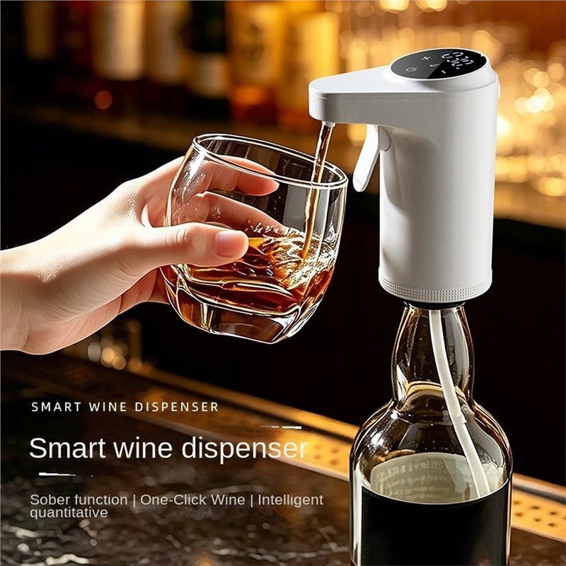 T21C 電動ワインディスペンサー エアレーター付き、自動ワ - Wine Aerator Pour のレビューと価格