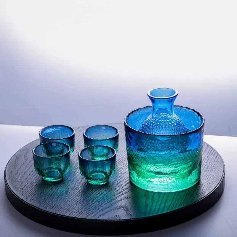 ガラスビールカップセットバーアクセサリー酒ポットドリンクウェ - Wine Beer Glass Set のレビューと価格
