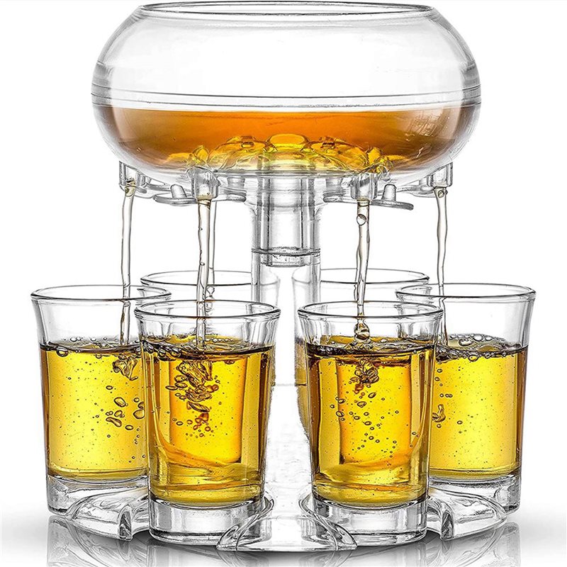 ABLN-2セット 6個のショットグラス付き ワイン・ウイス - Wine Beer Glass Set のレビューと価格