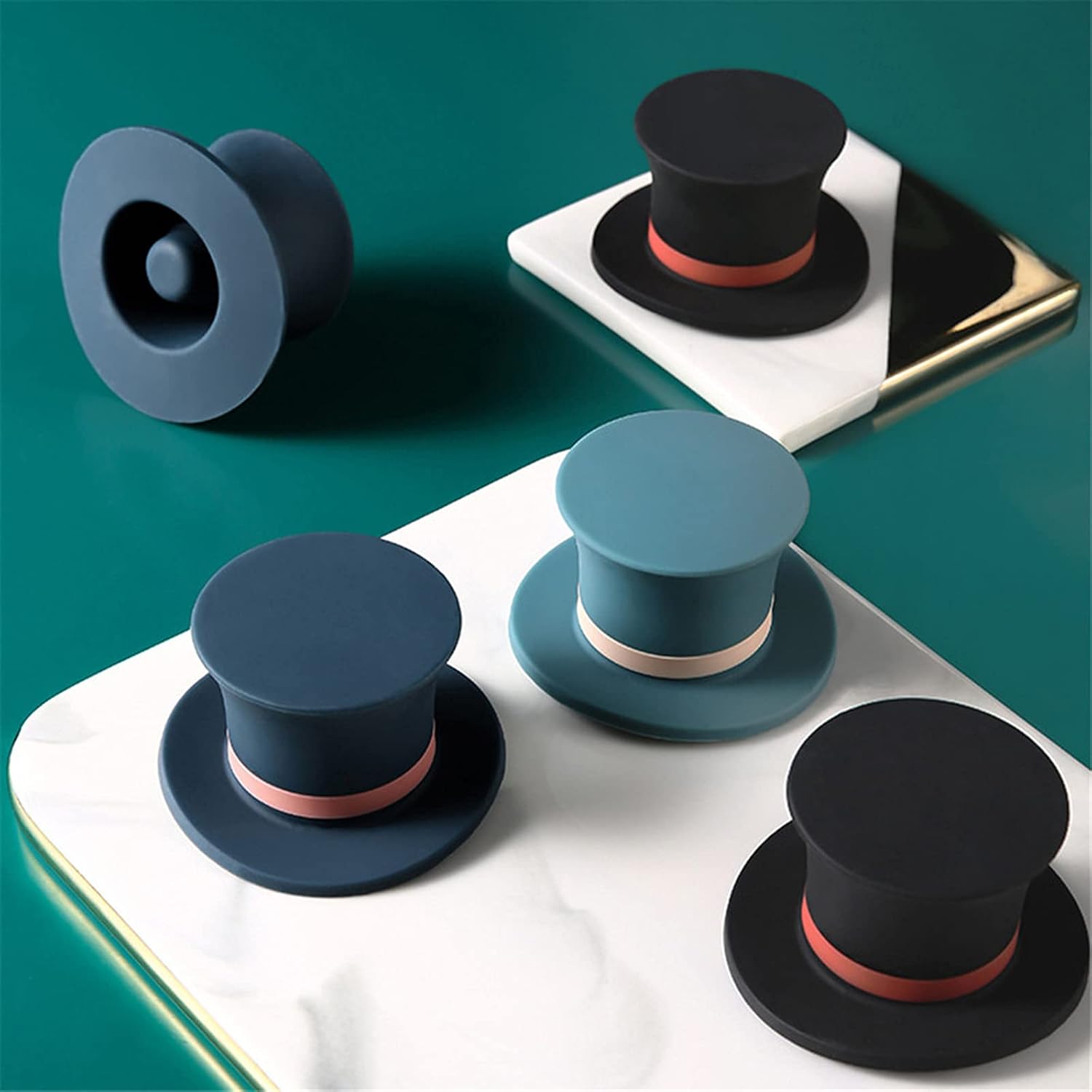 ハロウィンマジックハットシリコンボトルストッパー再利用可能な - Wine Beer Hat のレビューと価格