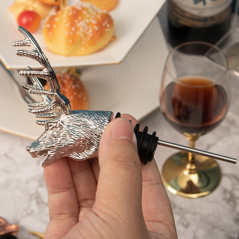 ワインエアレーターポアラー、ボトルストッパー付きステンレス鋼 - Wine Aerator Pour のレビューと価格