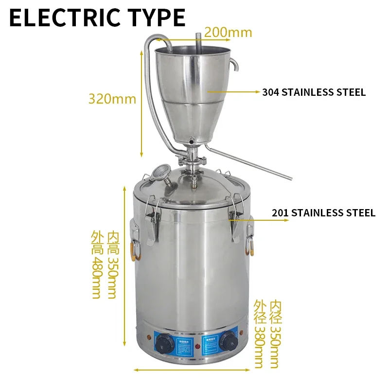 30lステンレス鋼アルコール醸造機,日曜大工のアルコール蒸留 - Wine Beer Distillation のレビューと価格